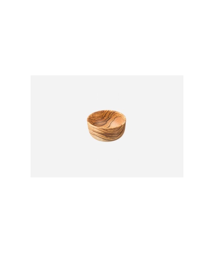 Jabonera, diámetro 9 cm, madera de olivo