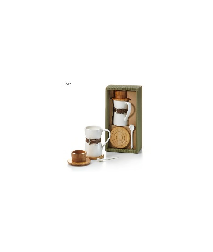 DB.SET TAZA PLATO BAMBU