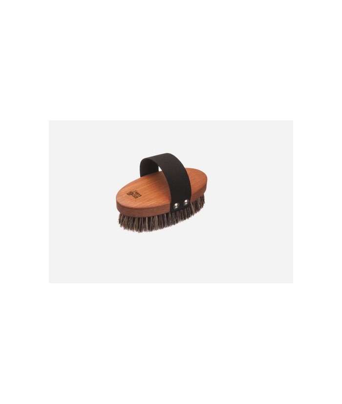 Cepillo de masaje, ovalado, haya al vapor, ovalado, crin y sisal
Idoneidad: para masaje en seco, agradable efecto de masaje. L