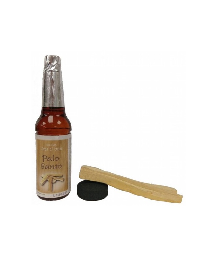 Pack Agua de Palo Santo (70 ml) + Carbon + Palo Santo Pieza