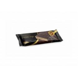 Por barrita:
Cobertura de chocolate negro con edulcorante (52.60%) (pasta y manteca de cacao, edulcorante: maltitol y aspartam