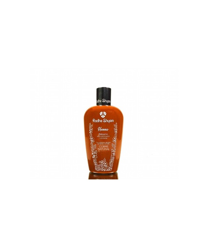 El Bálsamo Acondicionador Colorante a la Henna Radhe Shyam, ha sido desarrollado para reforzar la acción del Shampoo Colorante 