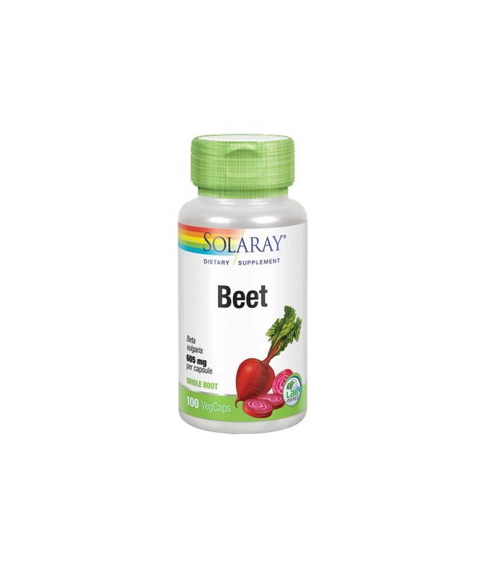 Remolacha (Beta Vulgaris) (raíz)       605 mg

Remolacha (Beta Vulgaris) (raíz), cápsula de celulosa vegetal , extracto de sa