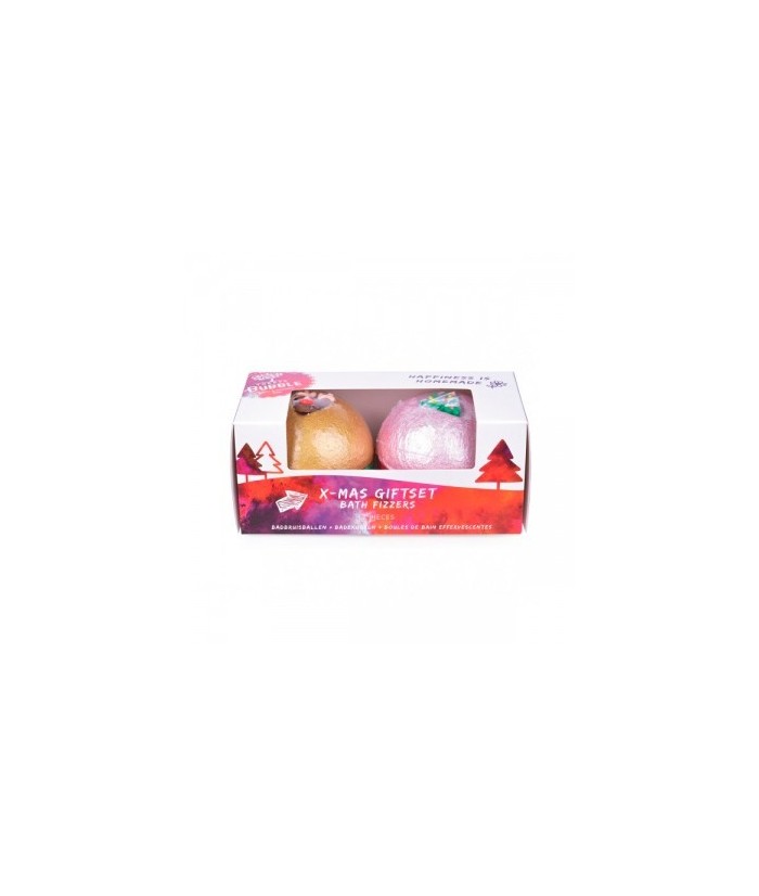 Dos bombas de baño brillantes con una fragancia suave a canela.

Regala esta caja de Navidad o simplemente disfrutala tu mism
