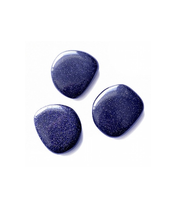 Rodado plano para Chakra de Aventurina Dorada Azul.

Chakra significa "rueda" en Sánscrito. Este término se utiliza para deno