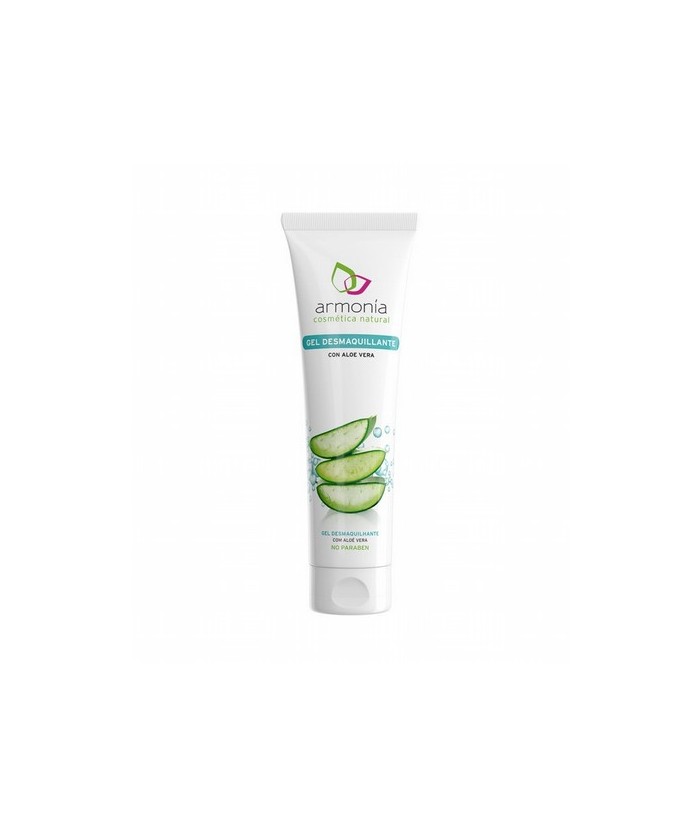 Gel semifluido no graso, sin conservantes parabenos, a base de aloe vera, para limpiar y eliminar el maquillaje más resistente 