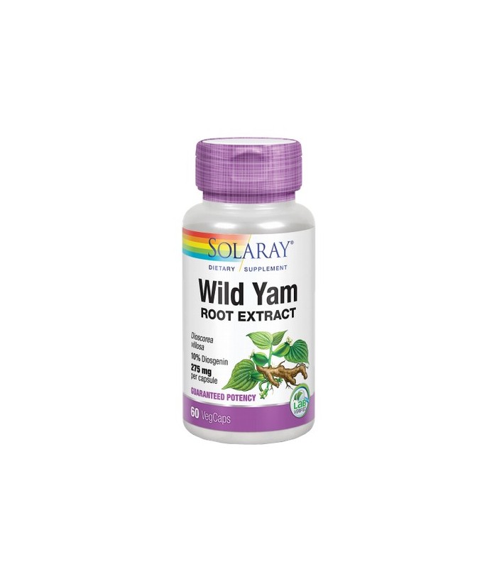 Wild Yam - 60 VegCaps. Apto Para Veganos
REF.3690
CONTENIDO MEDIO (POR VEGCAP)
Wild Yam (Dioscorea villosa)

275

mg

