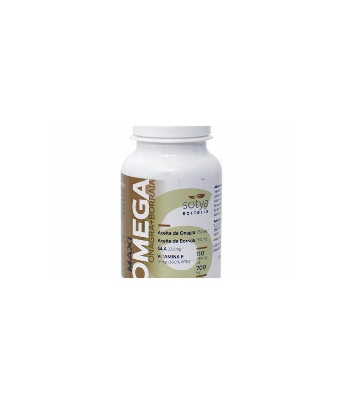 SOT.MAXI OMEGA ONAGRA BORRAJA 110 PERLAS 700 MG.