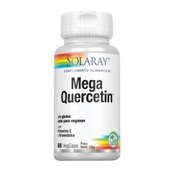 Mega Quercetin- 60 VegCaps. Sin Gluten. Apto Para Veganos
REF.44686
CONTENIDO MEDIO (POR VEGCAP)
Quercetin dihidrato

600