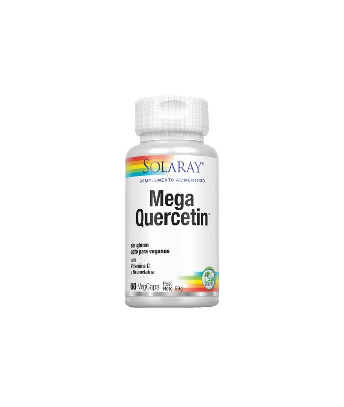Mega Quercetin- 60 VegCaps. Sin Gluten. Apto Para Veganos
REF.44686
CONTENIDO MEDIO (POR VEGCAP)
Quercetin dihidrato

600
