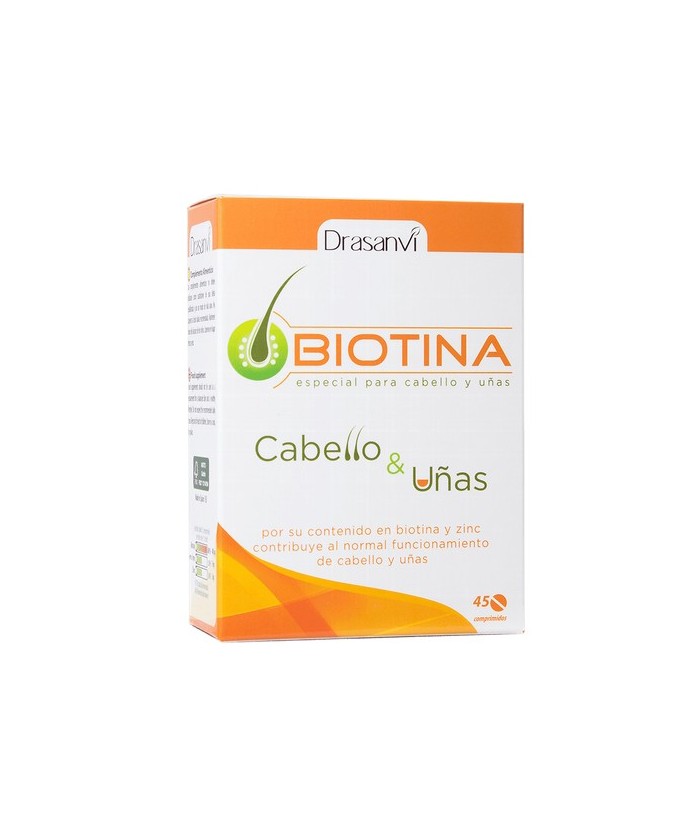 Descripción

Contribuye al mantenimiento del cabello en condiciones normales. Biotina de Drasanvi es un complemento alimentic