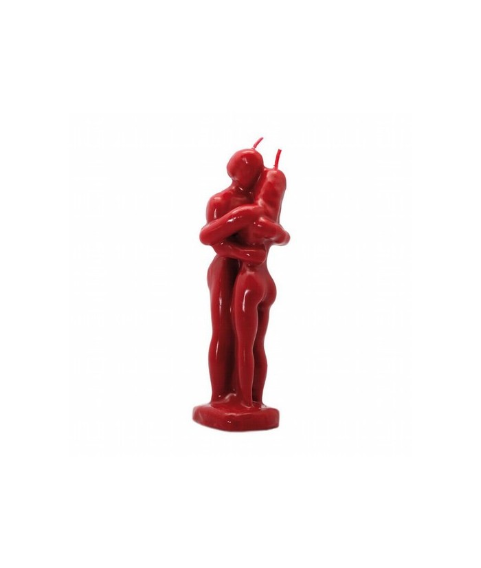 Estas velas tan atractivas parecen casi una obra de arte, representan las figuras de dos personas entrelazadas. Aun que resulte