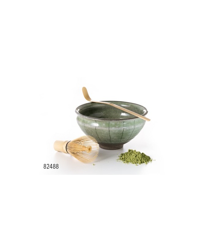 Juego de Matcha japonés "Akemi", 3 piezas en caja de regalo 0,22 l