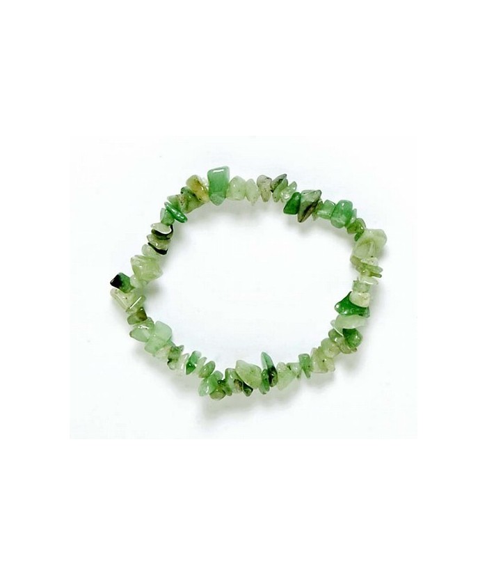 Pulsera Chip Jade Verde.
Presentada en jinete de cartón con nombre de mineral y su propiedad.