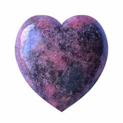 Rodonita tallada en forma de corazón para decoración o terápia de Feng-shui.
Medida: 40x36x20mm
Precio unitario.