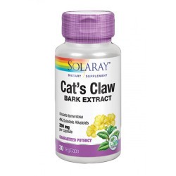 Uña de gato (Uncaria tomentosa)

200

mg

 (extracto de corteza)(garantiza 8 mg[4%] total indol alcaloides

Uña de gato