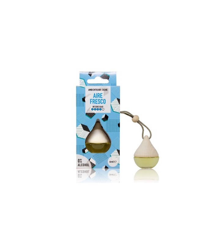 El ambientador coche Drop Aire Fresco perfuma coches, armarios y taquillas con un aroma fresco con una intensidad de 4 puntos s