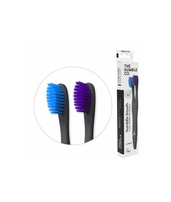 paquete de 2 cepillos de dientes a base de plantas - sensitive purple / blue
la segunda mejor cosa
estamos locos por el bambú