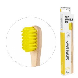humble brush - amarillo adulto - sensible
¿Dientes o encías sensibles? - te tenemos cubierto. 

Nuestro cepillo de dientes s