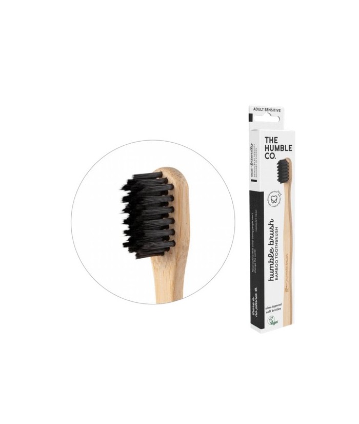 pincel humble - adult black - sensible
¿Dientes o encías sensibles? - te tenemos cubierto. 

Nuestro cepillo de dientes sens