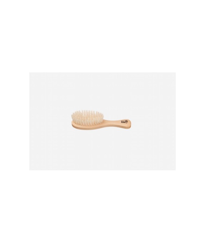 
Mini cepillo para niños, haya encerada, mango corto, cerdas suaves y claras de cerdos domésticos
Idoneidad: cabello fino par