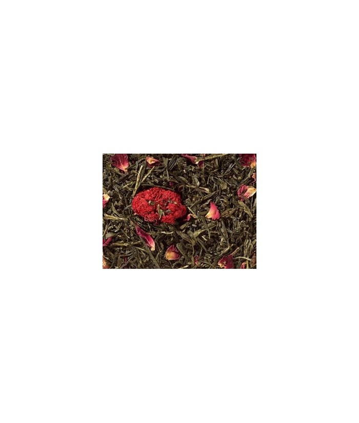 Té verde (90 %), pepas de granada, flor de granada entera, aroma, flor de rosas