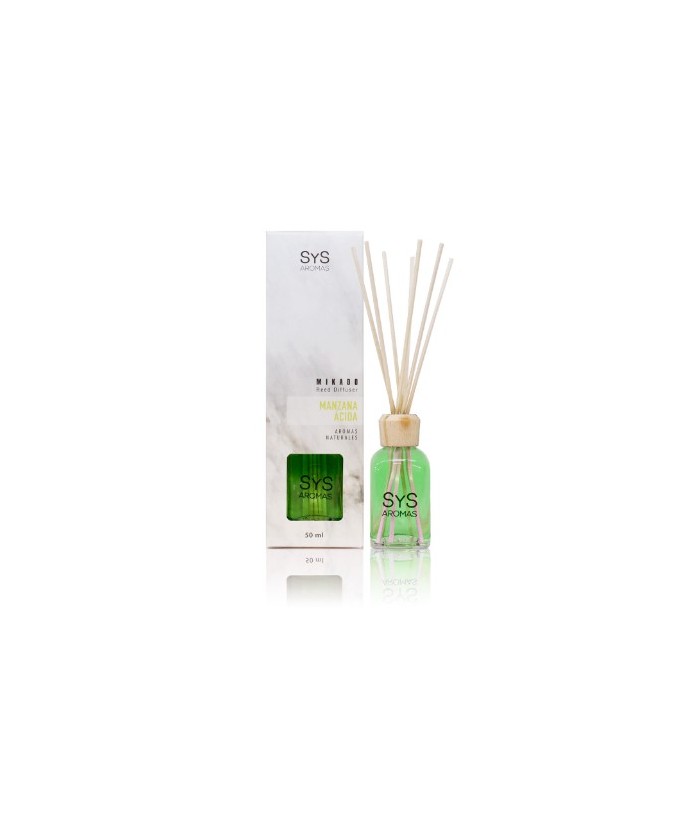 El Estuche Ambientador Mikado SyS Manzana Ácida destaca por sus notas agrestes, enriquecida con expansivos matices aromáticos f