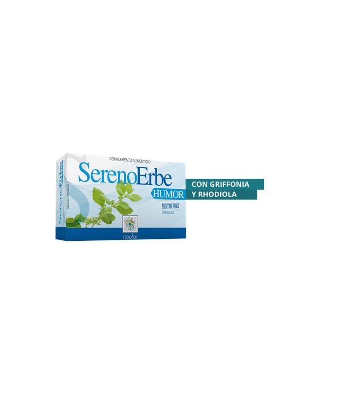 SerenoErbe Humor es un complemento alimenticio útil en los casos de tono de humor alterado, también asociado al cansancio psico