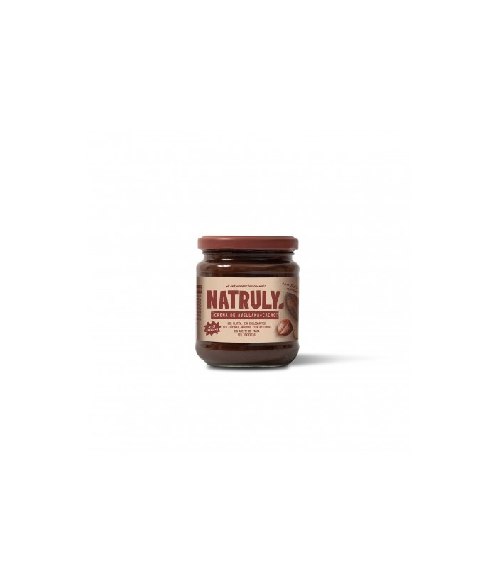 
Crema de cacao y avellanas sin azúcar, sin edulcorantes y sin gluten, ¡receta mejorada! Un producto 100% natural.

Receta m