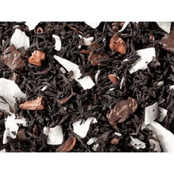 Té negro (65%), plaquitas de chocolate jumbo (azúcar, grano de cacao molido con mantequilla de cacao, polvo de cacao, emulsiona