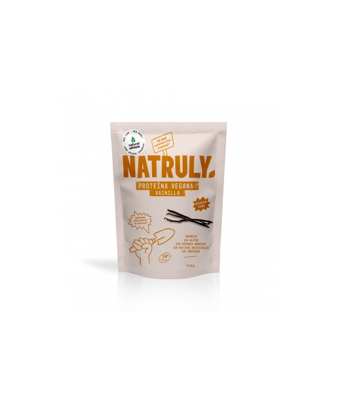 organica
sin gluten
sin azucares anadidos
sin aditivos artificiales
sin tonterias
Mezcla de poteínas (93%)
Aroma natural 