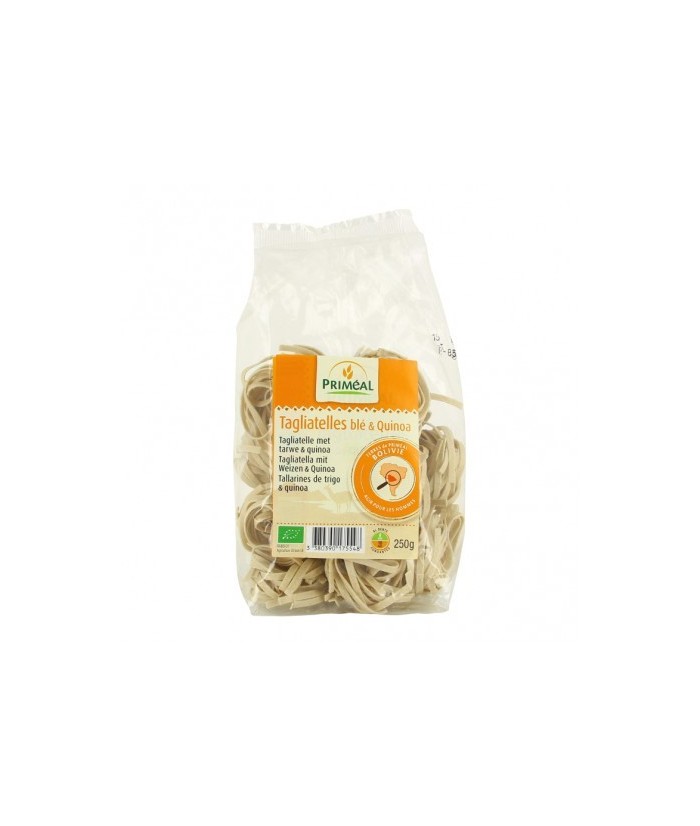 Ingredientes: Semola de TRIGO semi-integral * (90%), quinoa * (10%)* de la agricultura ecológica
Alérgenos: Gluten
Uso: Agreg