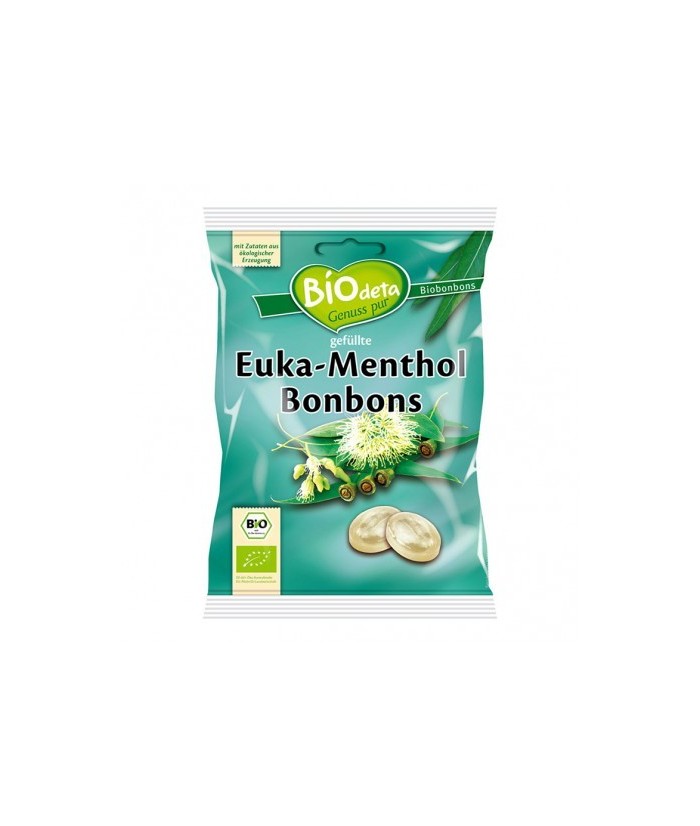 BIODETA

Caramelos rellenos con una mezcla fresca de eucalipto y mentol. Dan un aliento fresco y tienen acción balsámica. No 