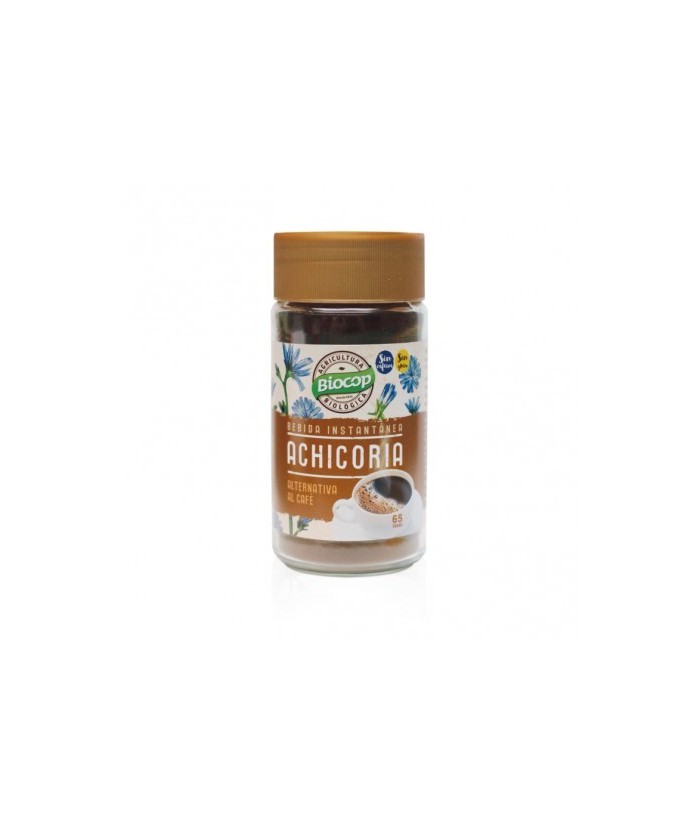 Ingredientes: Achicoria tostada*. *De agricultura biológica.
Uso: Mezclar una cucharada de postre de soluble de achicoria con 