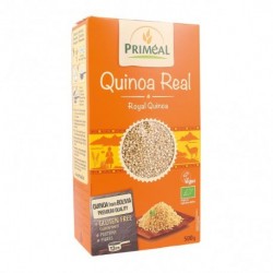 Ingredientes: Quinoa Réal * (Chenopodium quinoa) *De agricultura ecológica.
Uso: Enjuague y cocine 1 volumen de quinoa en 2 vo