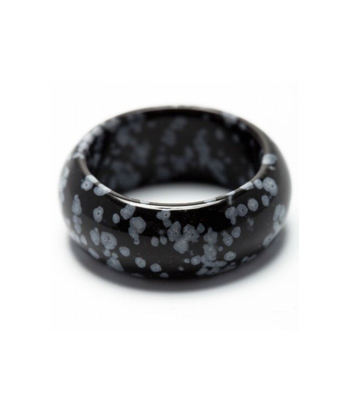 ANILLO OBSIDIANA NEVADA 10 MM