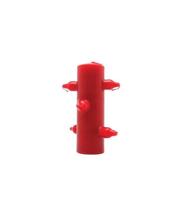 VELA FORMA 7 Mechas Tumba Trabajo Rojo (Velon)
Ref.: VF7MER