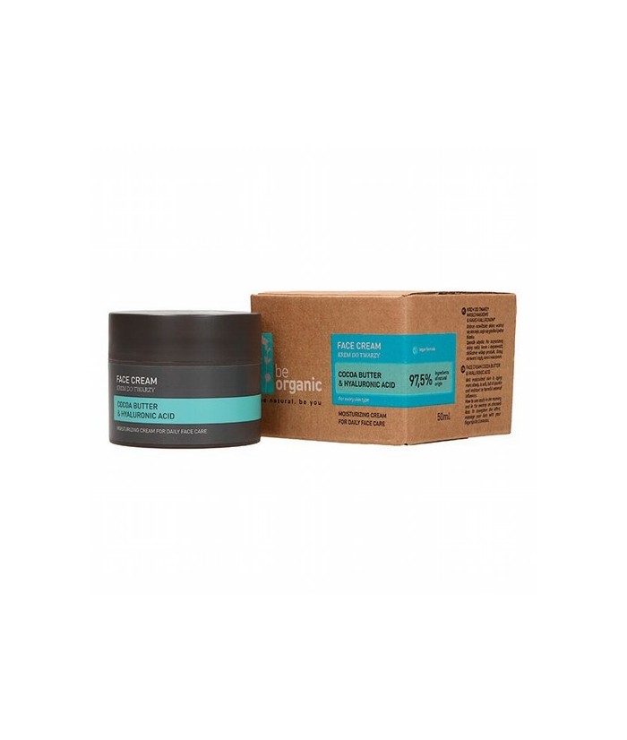 Crema facial, Manteca de Cacao & Ácido Hialurónico

Crema hidratante para el cuidado diario
97% de ingredientes de origen na