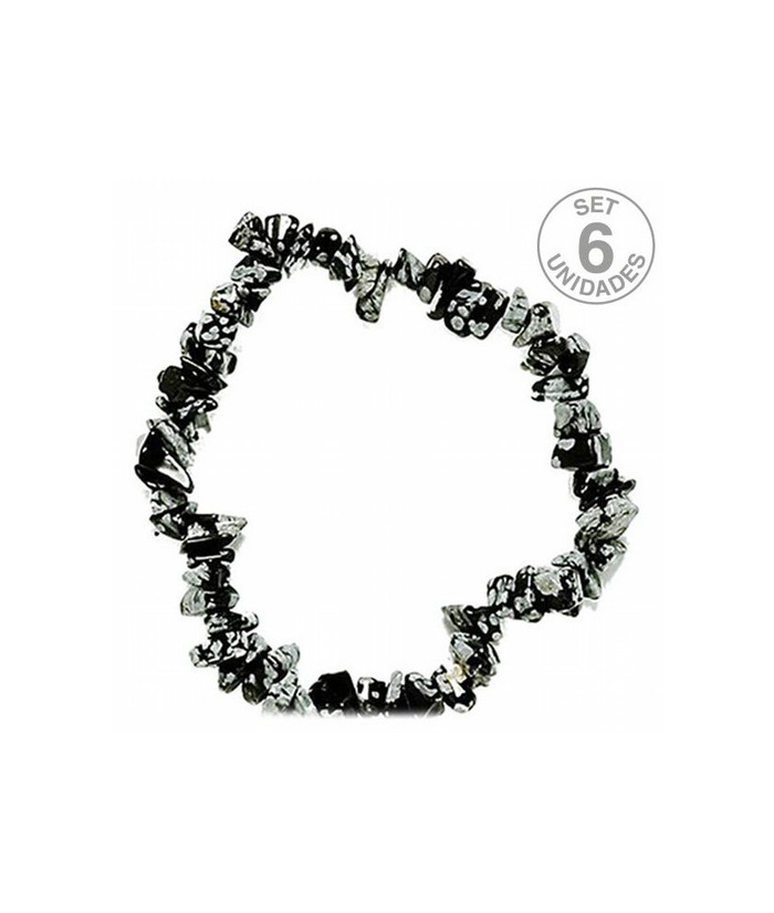 Pulsera Chip Obsidiana Nevada.

Presentada en jinete de cartón con nombre de mineral y su propiedad.

PRECIO UNIDAD