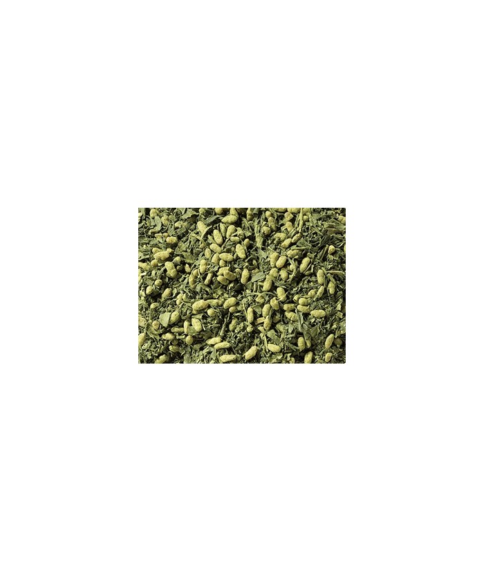 Este té no es sólo una combinación perfectamente equilibrada de té de hoja de Sencha clásico, Matcha suave y pelado, arroz tost