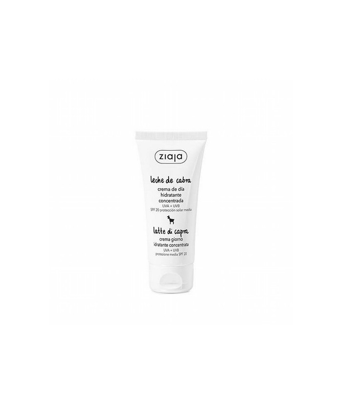 Crema concentrada de día con protección solar SPF20.

Suaviza e hidrata la epidermis.
Protege la piel contra el foto envejec