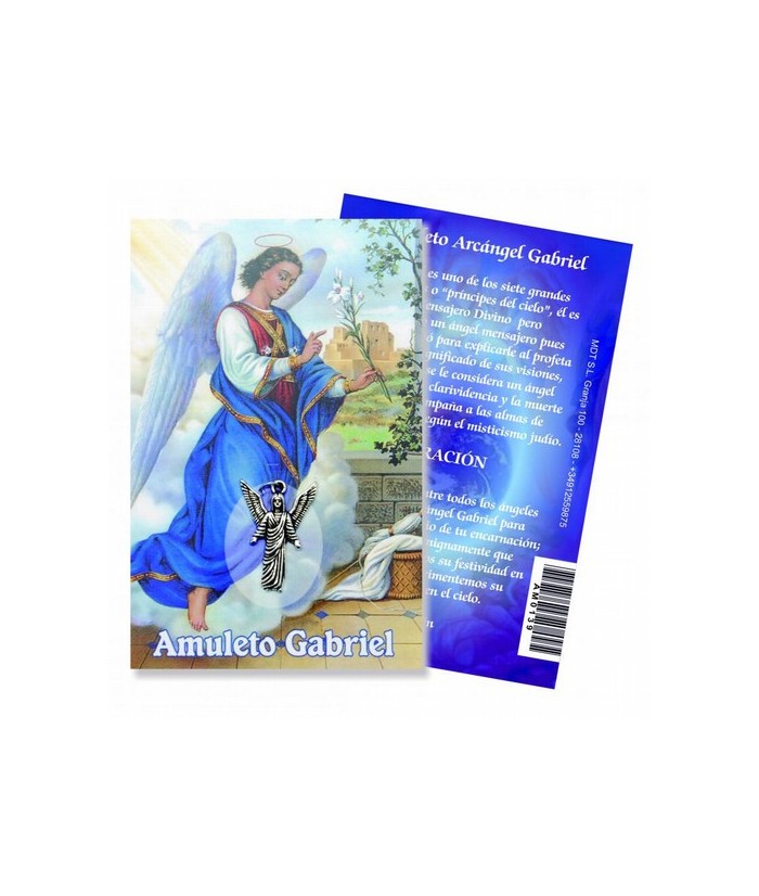 Amuleto Arcangel Gabriel (Figura) 2.5 cm
Ref.: AM0139