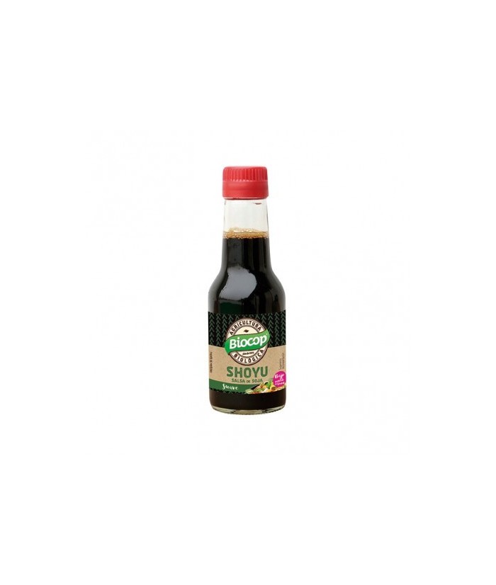 Salsa de soja con trigo de sabor suave y mediterráneo, ideal en la cocina. Ayuda a potenciar los sabores Método tradicional jap