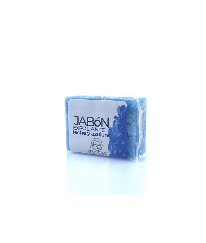 GR.JABON EXFOLIANTE LECHE Y AZULENO 100 Gr.