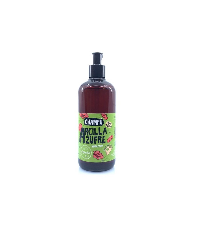 GR.CHAMPU CASPA GRASA ARCILLA AZUFRE 500 ML.