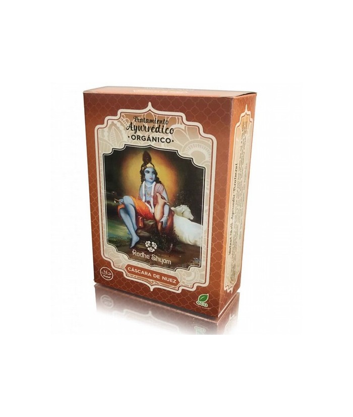 Descripción
La Cáscara de Nuez en Polvo Radhe Shyam se obtiene de la parte exterior que recubre a la nuez. Se ha utilizado tra
