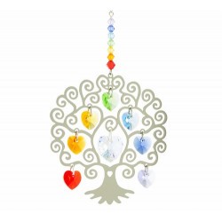 Cristal Chakras Árbol de la Vida
Ese adorno para tu hogar combina dos elementos altamente simbólicos: el árbol de la vida y lo