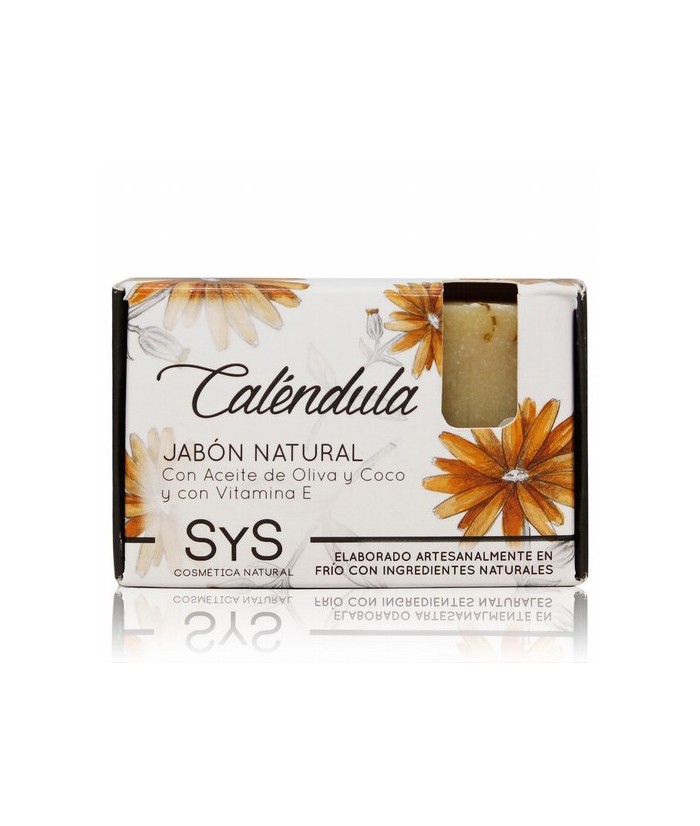 El Jabón Natural SyS PREMIUM 100g CALENDULA  está elaborado artesanalmente en frío y con ingredientes naturales.

Contienen e