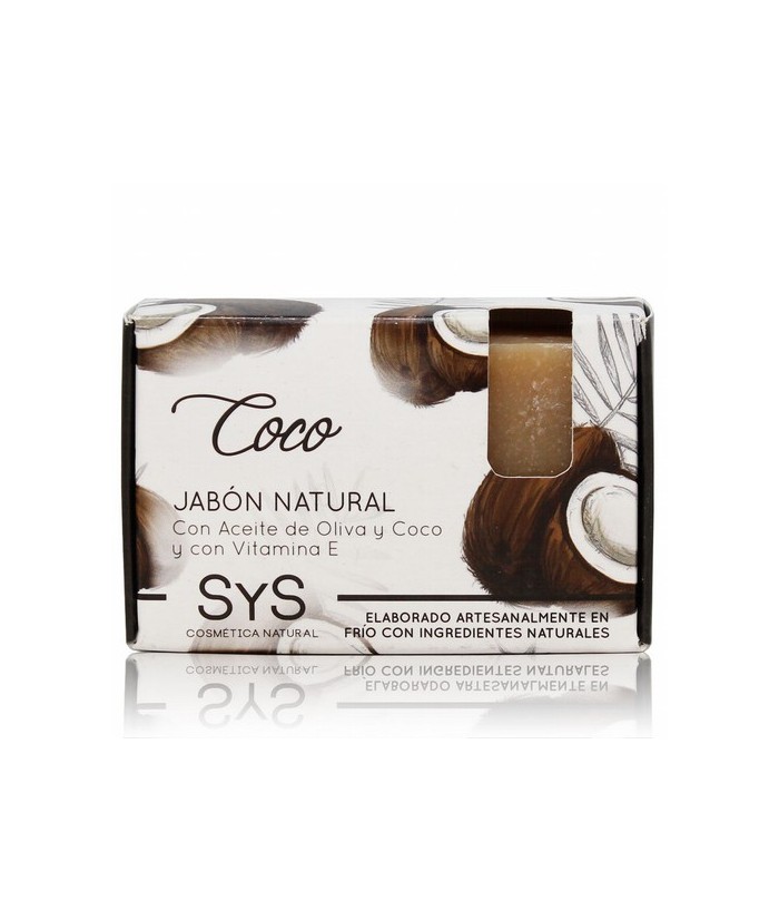 El Jabón Natural SyS  PREMIUM 100g COCO  está elaborado artesanalmente en frío y con ingredientes naturales.

El jabón de coc