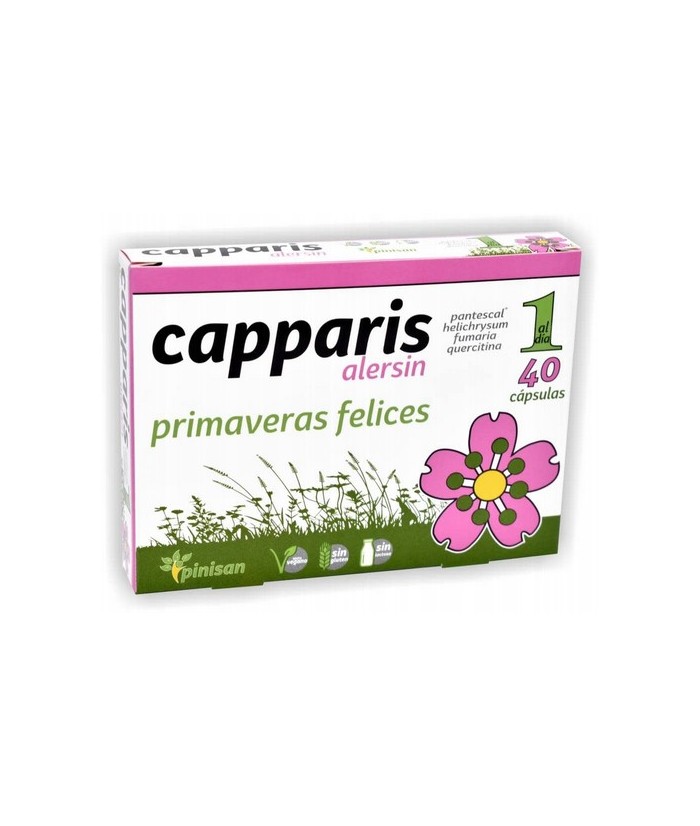 Cápsulas con Pantescal ®, ingrediente que ha demostrado en estudios científicos su capacidad antihistamínica. Reforzado con ext
